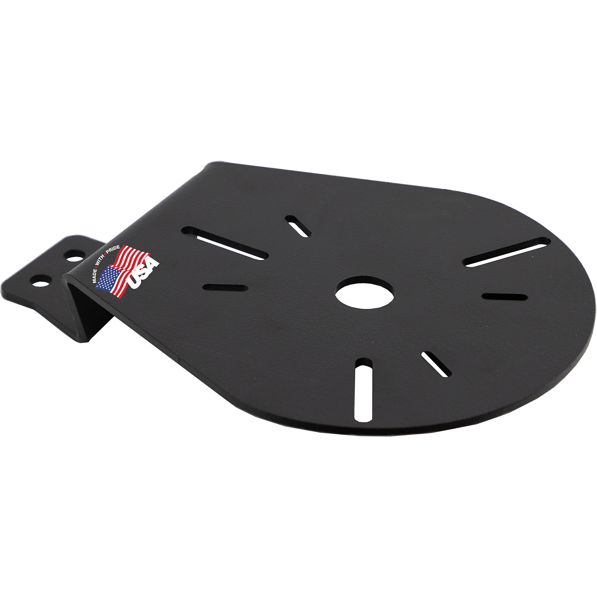 Buyers Products, GuardDogg Mounting Bracket for Beacon-Style Lights, Color Matte Black, Finish Powder-Coat, Material Carbon Steel, Model# 851453